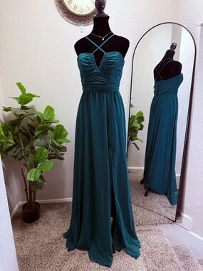 Thread - Green maxi dress - small